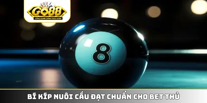 Bí kíp nuôi cầu đạt chuẩn cho bet thủ